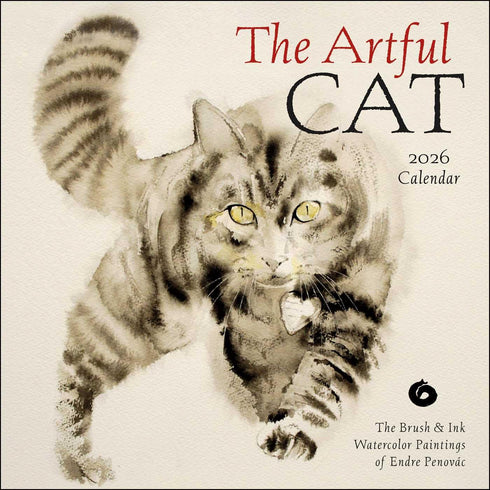 ARTFUL CAT 2026 WALL CALENDAR